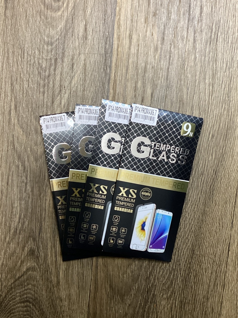 XS Premium Tempered Glass Screen Protector - iPhone 14 Pro Max 4Pc